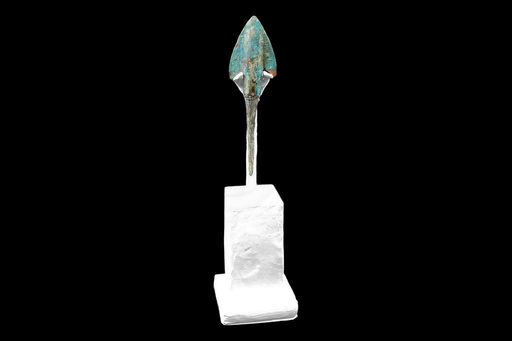 Ancient Luristan Bronze Arrow Point From Around 1200 To 800 BCE, Near Eastern Antiquities And Militaria Collectibles, Primitive Arrowheads