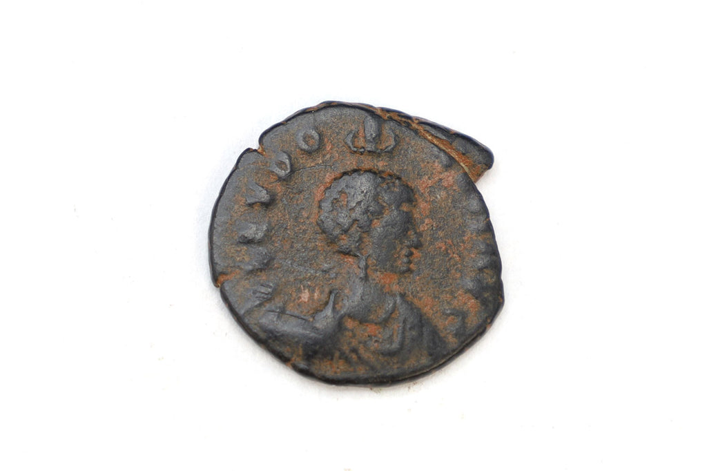 Ancient Roman Coin, Empress Aelia Eudoxia, Salus Reipublicae Bronze Coin, Antioch Mint, Numismatics And Historical Collectibles