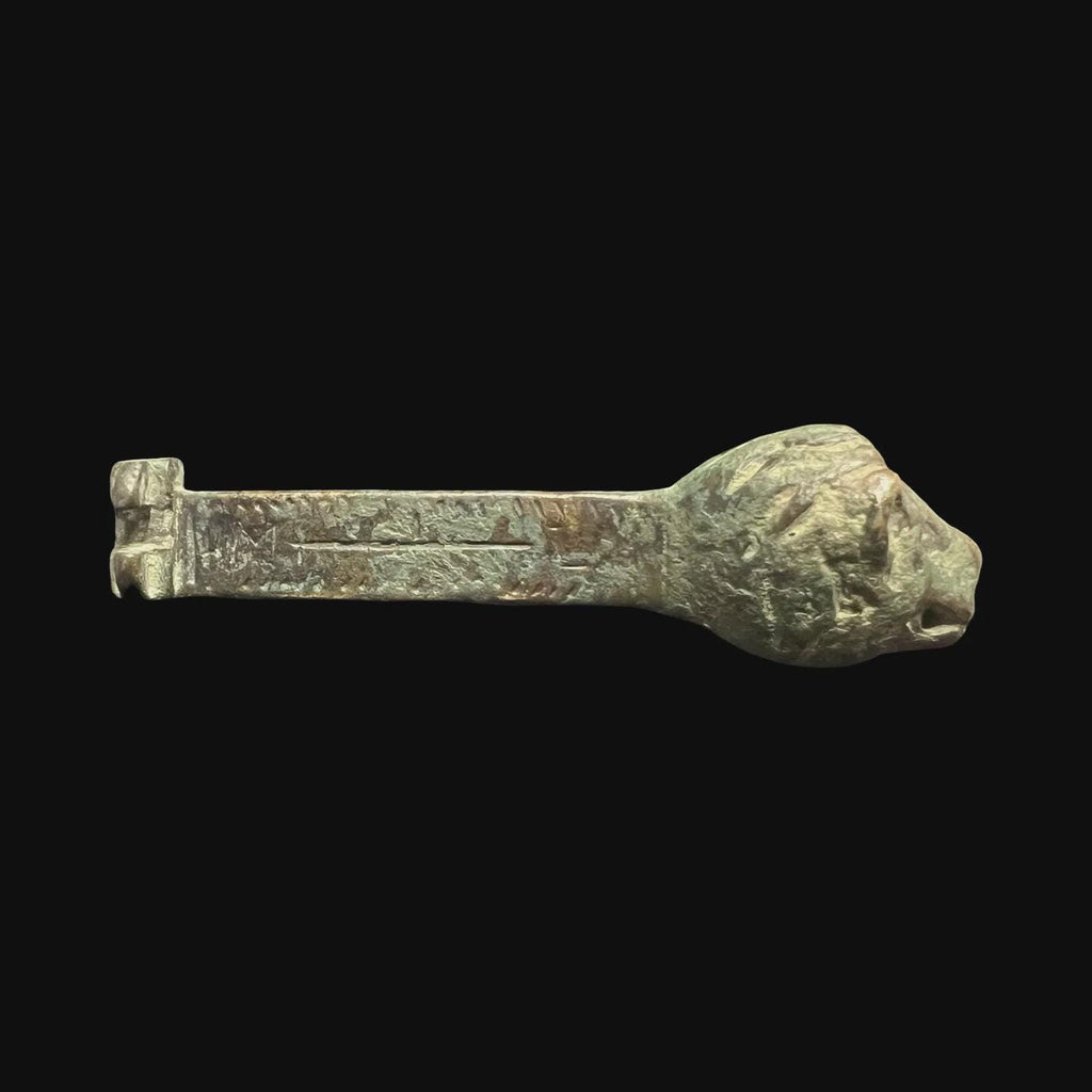 Extremely RARE, Roman Empire Bronze Barrel Padlock Functioning With The Original Key, Dated Between 2nd To 4th Century AD, Ancient Rome
