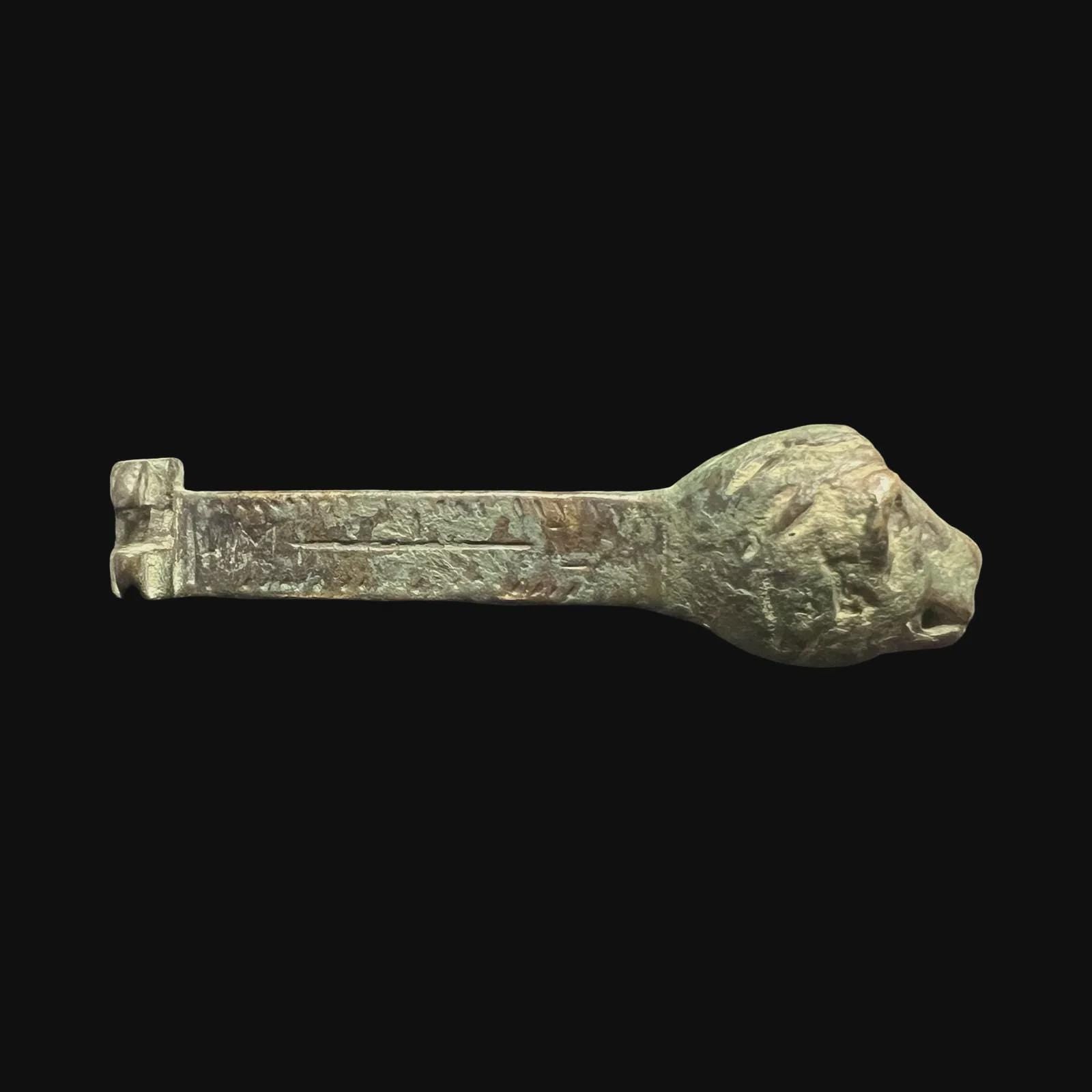 Extremely RARE, Roman Empire Bronze Barrel Padlock Functioning With The Original Key, Dated Between 2nd To 4th Century AD, Ancient Rome