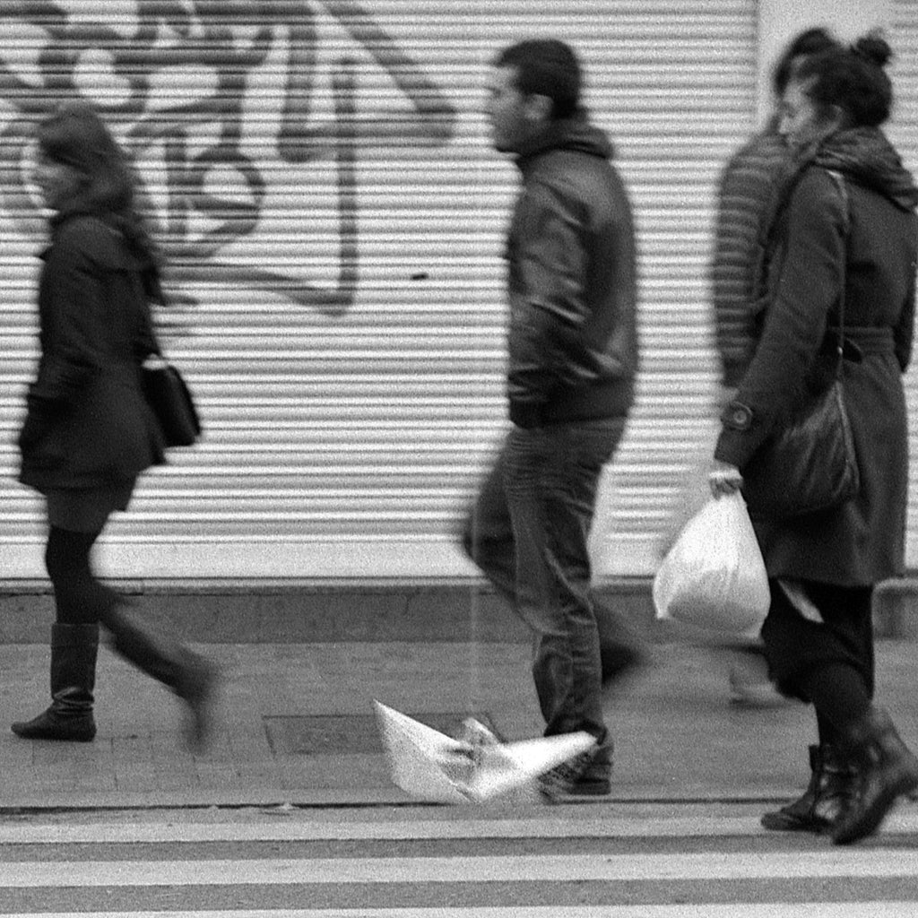 Success Is Just A Matter Of Attitude And Optimism, Madrid Spain, Contemporary Conceptual Art, Black And White Photography, Man Male Portrait
