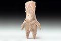 Ancient Pre Columbian Colima Jalisco, Tuxcacuesco Flat Body Figure, 300 BCE to 300 AD, West Mexico, Mesoamerican Tomb Burial Art