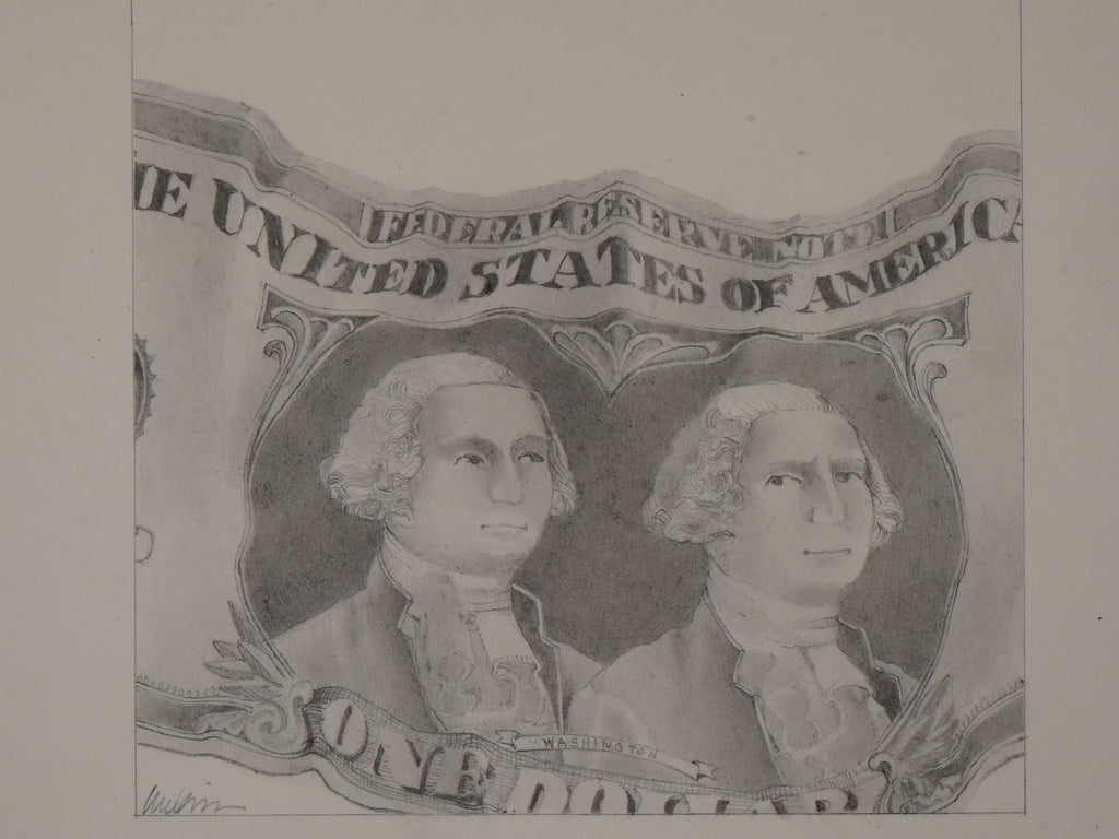 J Michael McGinn, Art Pencil Drawings 1970s, USA Political Caricature, Fortune Magazine, Sheldon Cotler for the Keeping Up, Small Vignettes