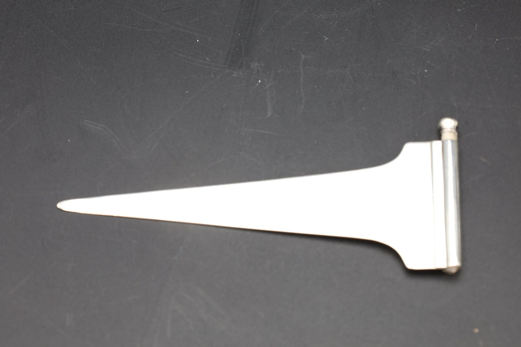 Large Sterling Silver Bookmarker, Extremely Rare Books Page Marker With Pencil Attachment, Crafted in the 1930s, American Silver Mark