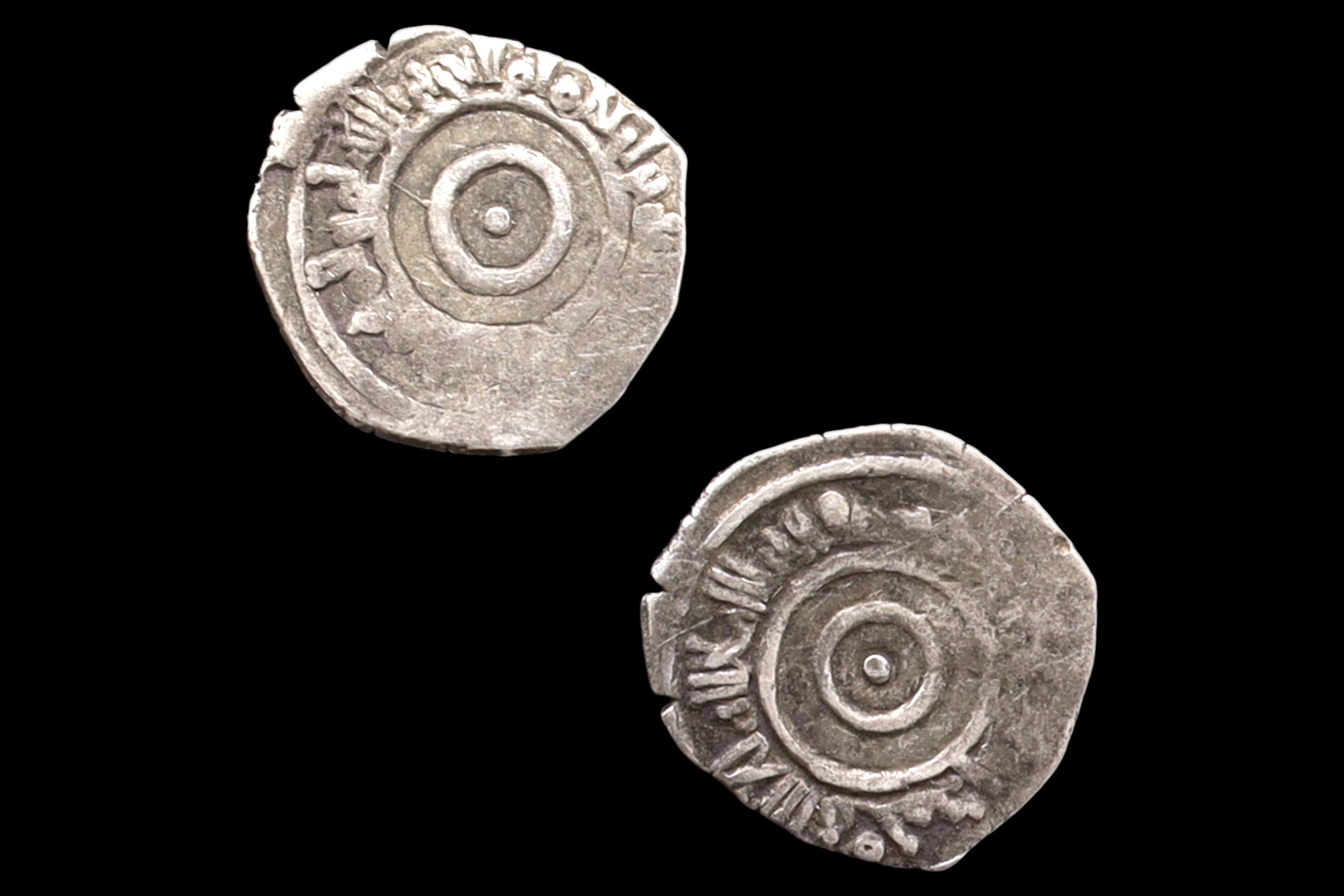 Medieval Egypt, Fatimids, al-Aziz Billeh, Fractional Value Of Half Dirham, Silver Coin With Arabic Calligraphy. Numismatics Collectibles
