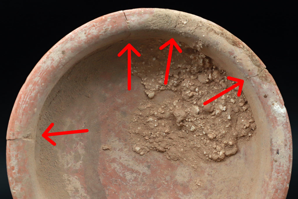 Ancient Judaean, Holy Land Ceramic Bowl, Roman Empire Circa 1st Century AD In Palestine, A Shallow Terracotta Offering Bowl, Antiquities