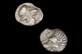 Side, Pamphylia 370 To 360 BCE Obol Silver Coin, Goddess Athena With Corinthian Helmet, Lion Head, Ancient Collectibles And Numismatics