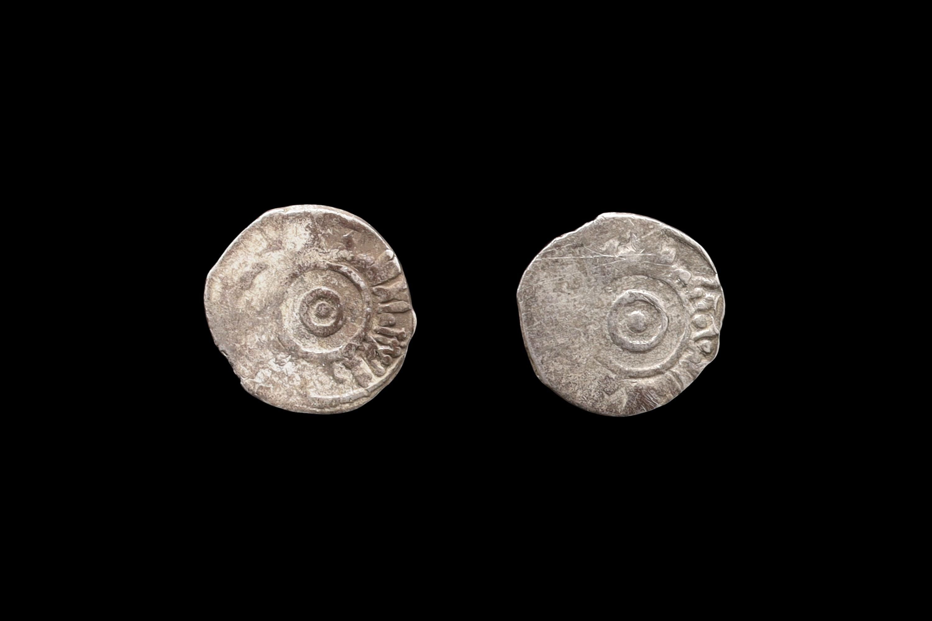Medieval Egypt, Fatimids, al-Aziz Billeh, Fractional Value Of Half Dirham, Silver Coin With Arabic Calligraphy. Numismatics Collectibles