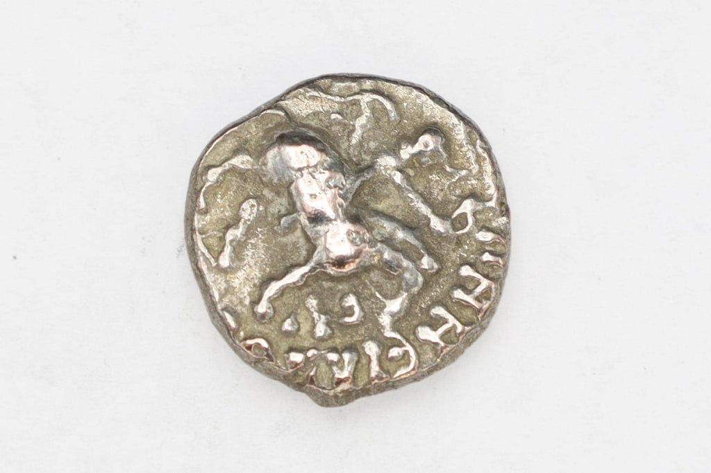 Ancient Hellenistic Kingdoms Central Asia, Indo Scythian Coin Of King Azes I, Drachm 1st Century BCE. Numismatics, Collectibles, Antiquities