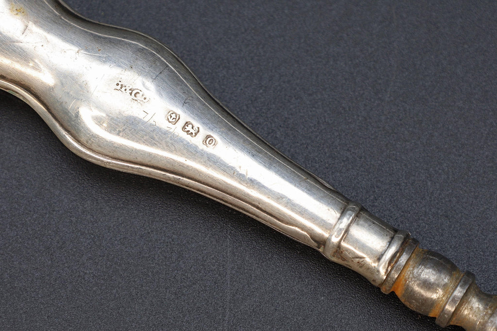 Antique Birmingham 1910 Button Hook Art Nouveau Sterling Silver, Edwardian England Dressing Tools, Fashion Accessories And Collectibles
