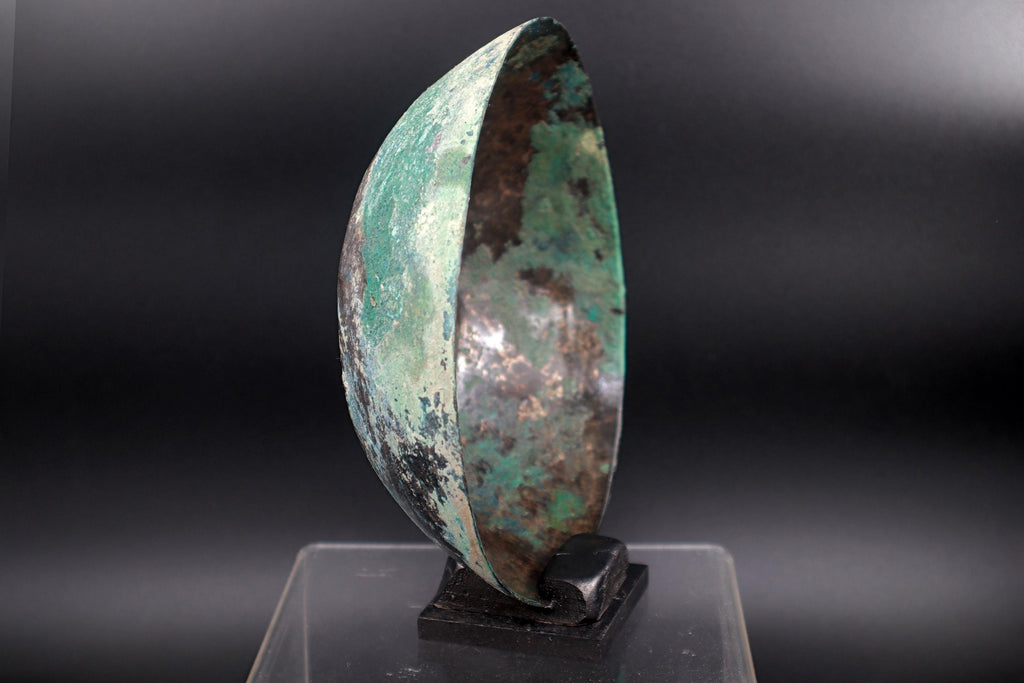Ancient Near East, Sasanian Empire, Dated As Between The 3rd To 7th Century CE. A Simple Manufacture Bronze Bowl Or Phiale, Antiquities Art