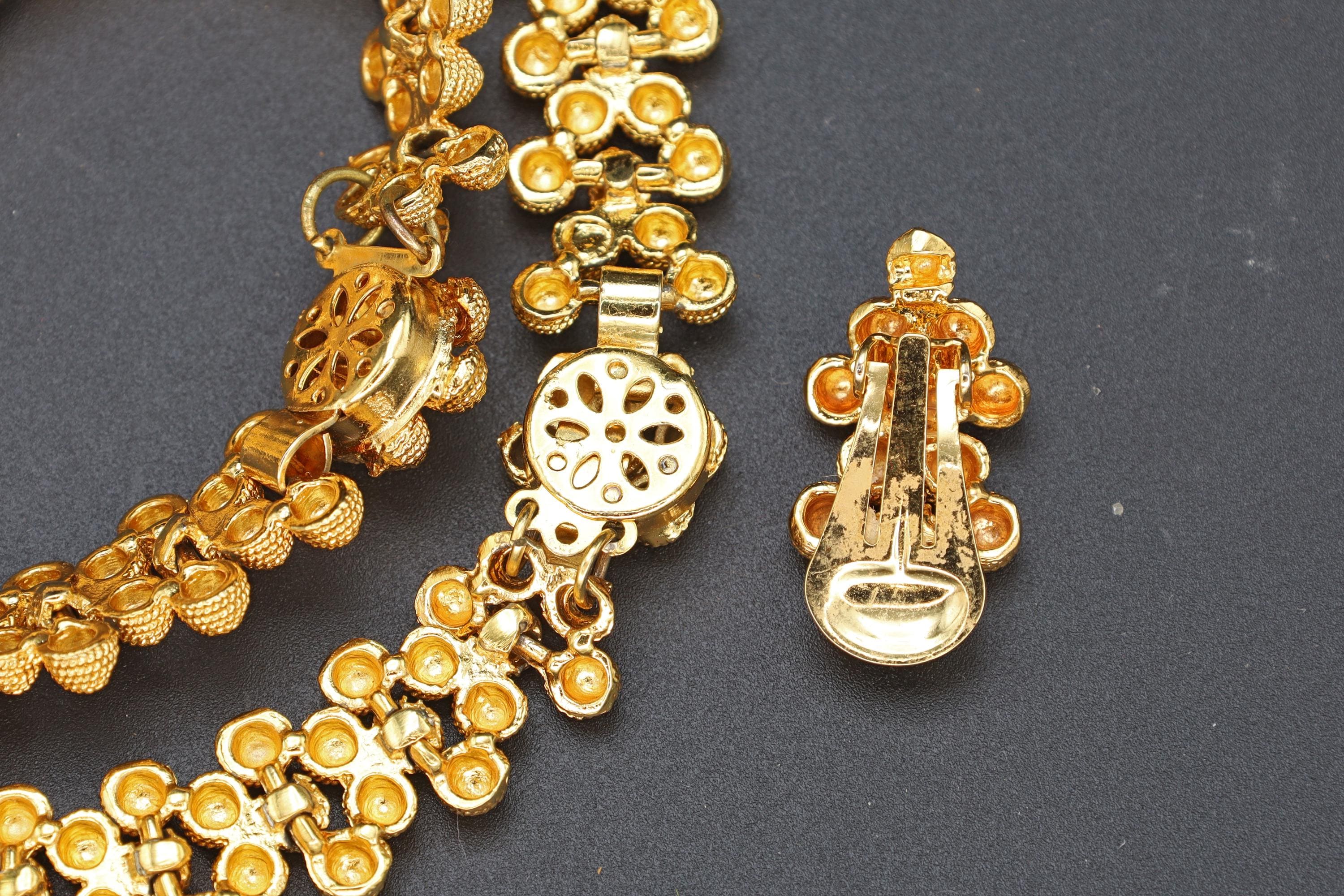 Crissa Greek Hellenistic Revival Jewelry Set, The Museum Company, Krissa Antiquities Reproduction, Vintage Fashion Accessories IOB
