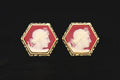 God Apollo, Vintage 1960s Dante Masterpieces Cuff Links, Incolay Cameo, A Paste Sur Paste, Large Cufflinks Mens Jewelry, Fashion Accessories