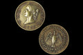 Antique Gay Maverick Val, Victorian Period Tokens Made Out Solid Brass Bronze Metal. Circulated Coin Exonumia, M. F. L. 1895 V. D. G.