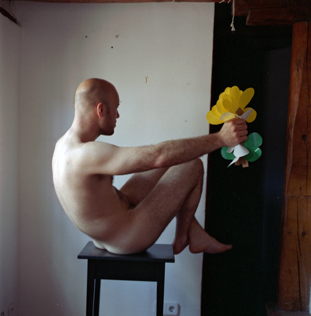 Prophet Micah Bible, Symbolic Performance, Male Portrait, Madrid Spain, Conceptual Analogue Photography, Hasselblad 500CM, Portra Color Film