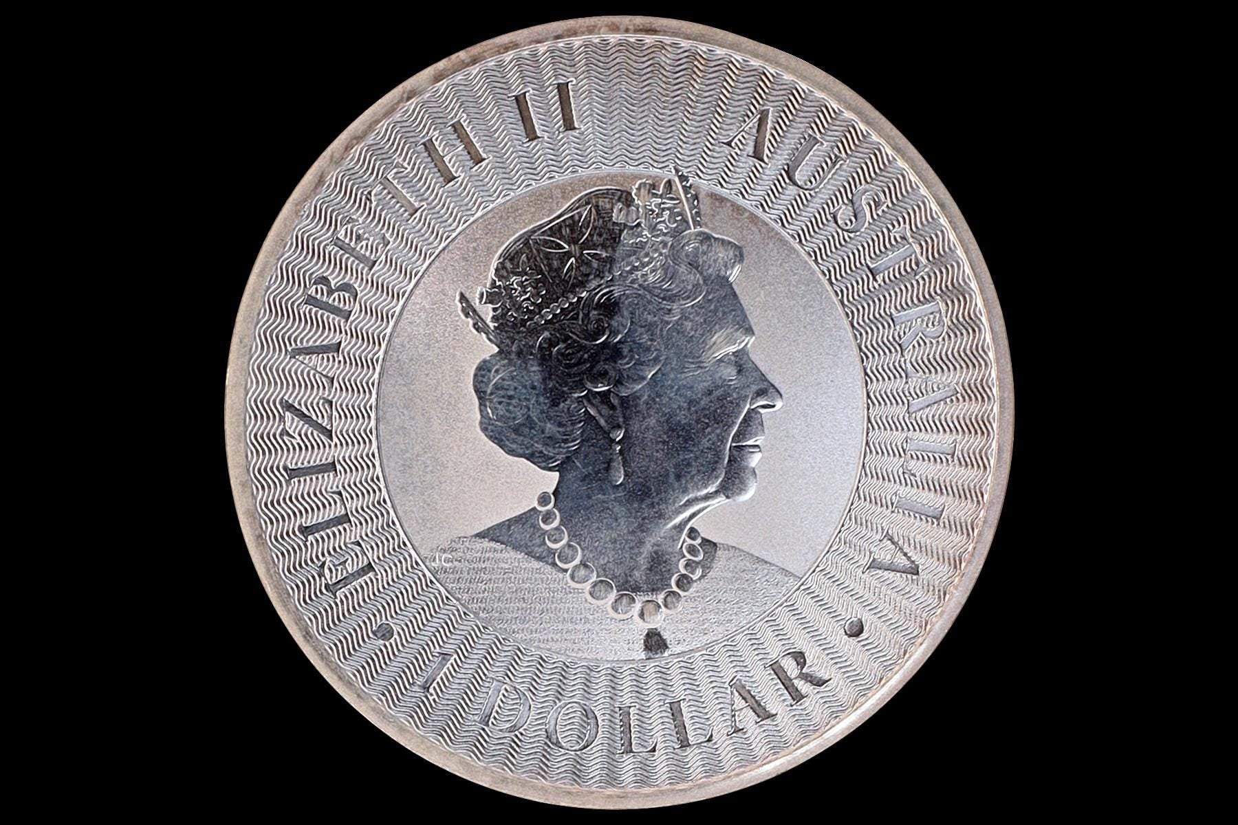 Australia 2020 One 1 Dollar, Queen Elizabeth II Of United Kingdom, 6th Portrait, 1 oz Fine Silver Rounds Bullions, Numismatics Collectibles