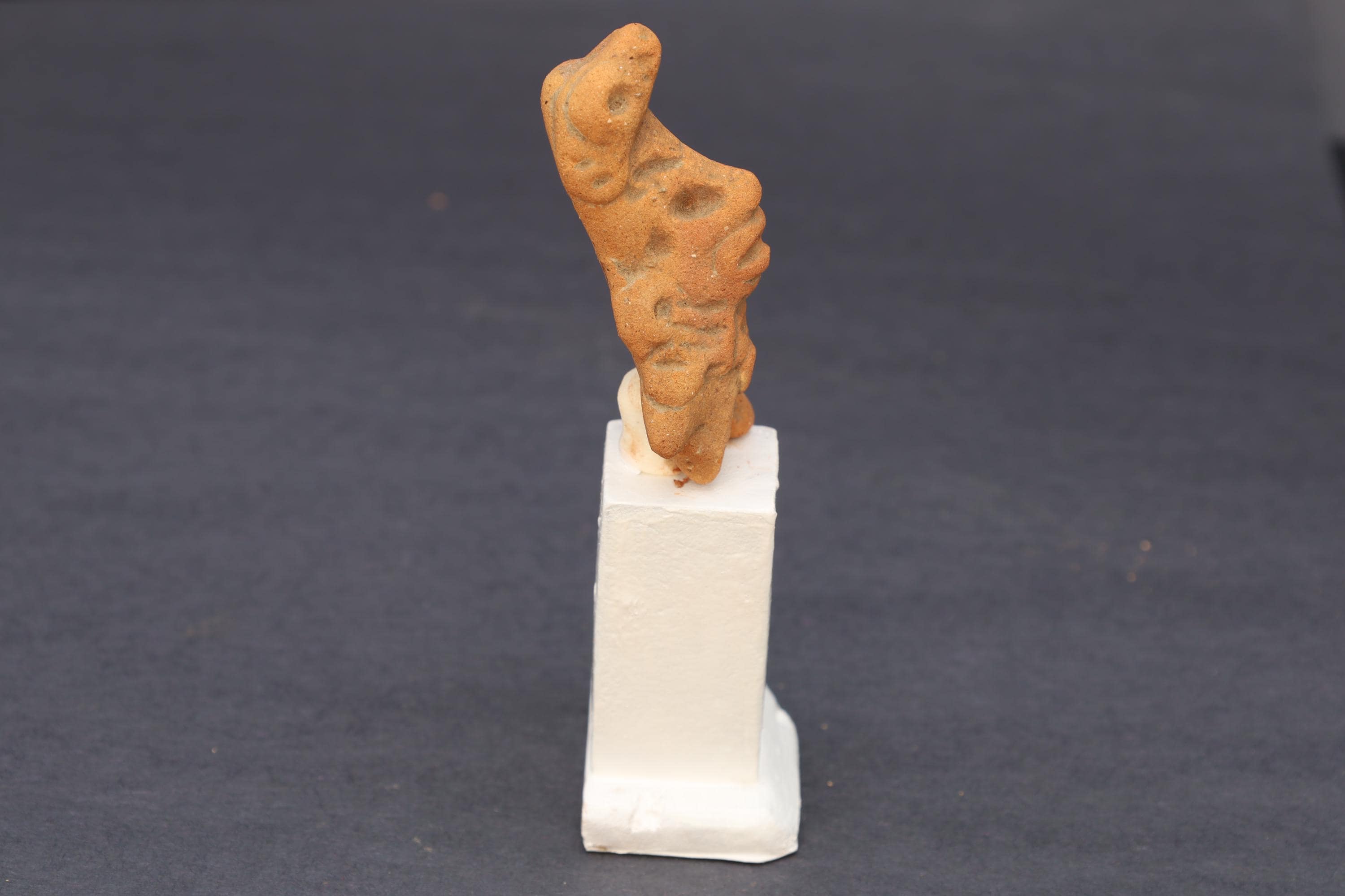 Ancient Pre-Columbian Colima Pottery Standing Figure, Full Body Idol Dated As Circa 250 AD, Western Mexico, Mesoamerica Indigenous Art