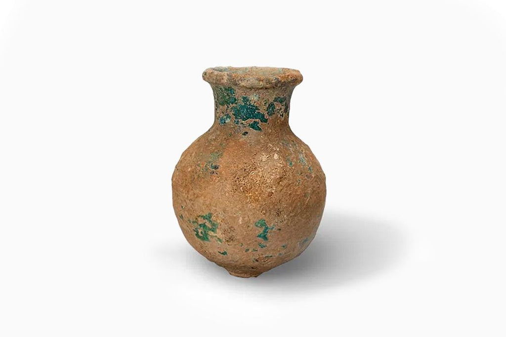 Ancient Egypt, Faience Ceramic Utilitarian Pithoi Vessel, Dated Ca 300 BCE To 80 AD. Hellenistic Ptolemaic To Early Roman Egyptian Province