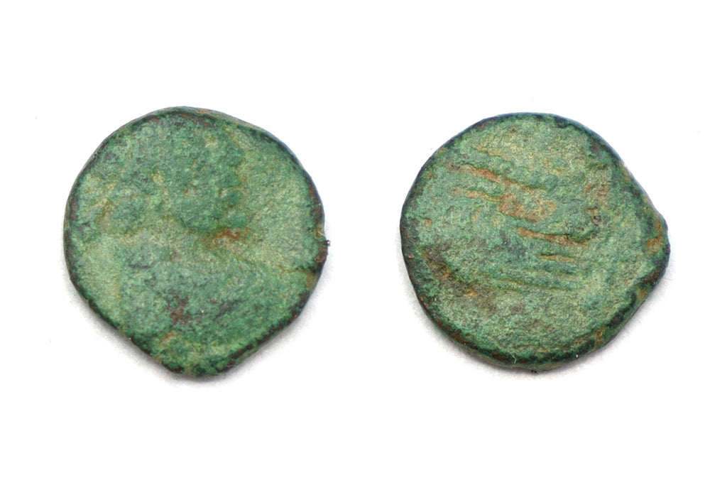 Late Roman Empire Bronze Coin Castra, Emperor Valentinian III, 5th Century AD Nummus, Ancient Numismatics And Historical Collectibles