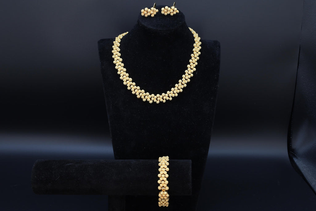 Crissa Greek Hellenistic Revival Jewelry Set, The Museum Company, Krissa Antiquities Reproduction, Vintage Fashion Accessories IOB