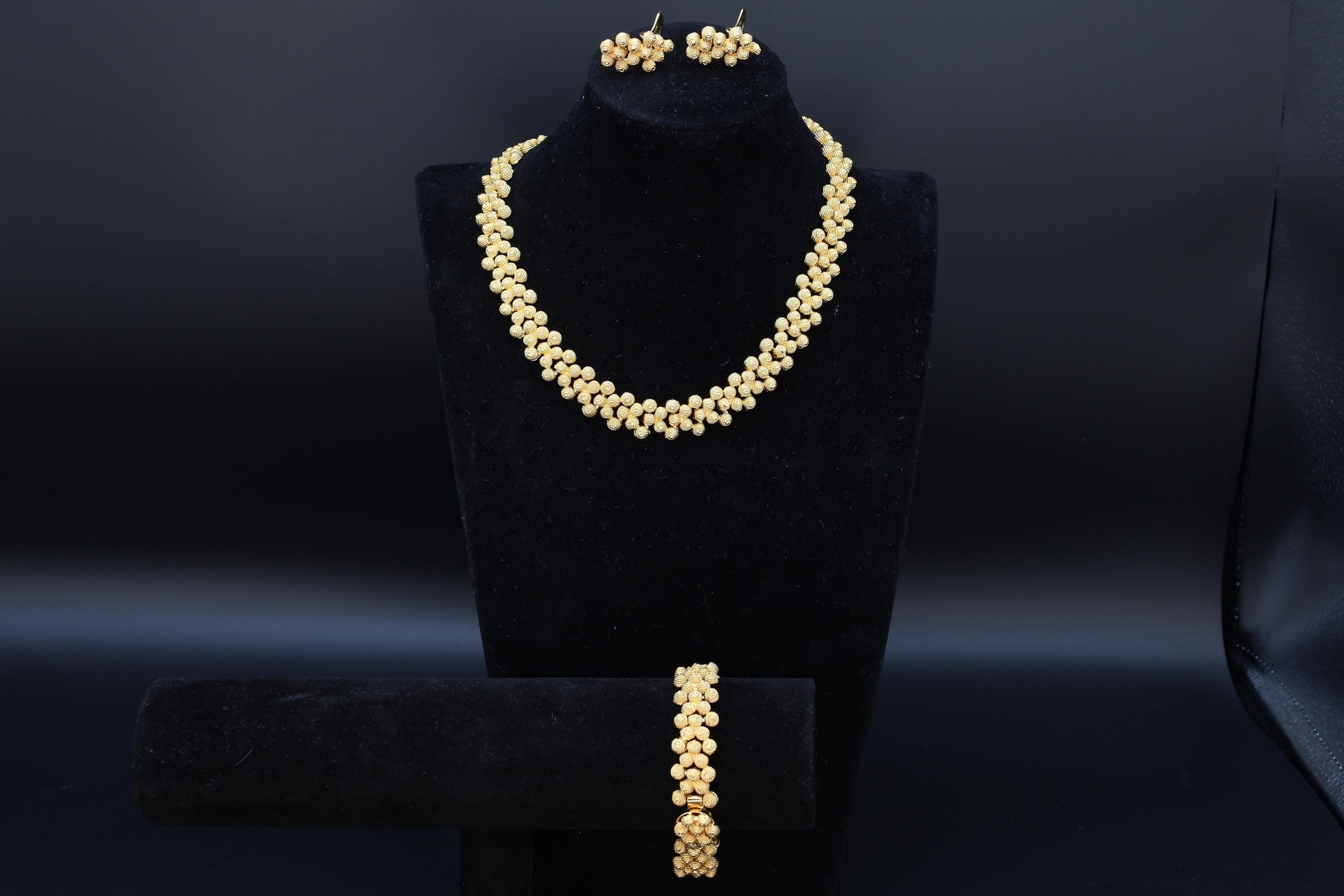 Crissa Greek Hellenistic Revival Jewelry Set, The Museum Company, Krissa Antiquities Reproduction, Vintage Fashion Accessories IOB