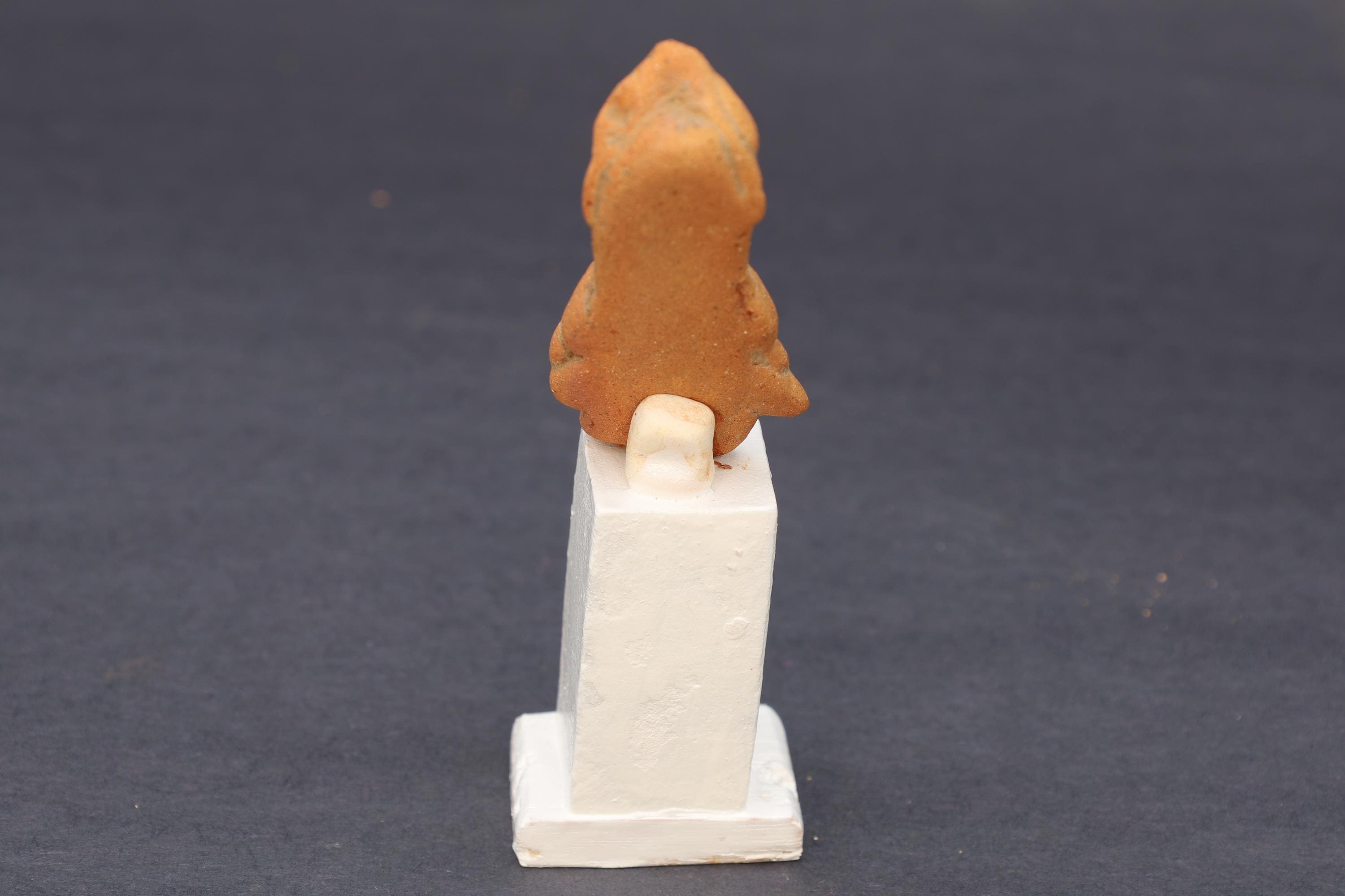 Ancient Pre-Columbian Colima Pottery Standing Figure, Full Body Idol Dated As Circa 250 AD, Western Mexico, Mesoamerica Indigenous Art