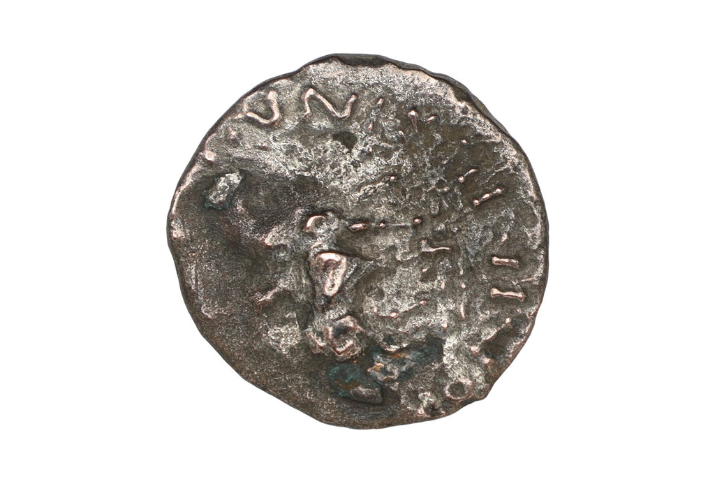 Ancient 1st Century BCE Hellenistic Billon Coin, Indo Scythian Kingdom Of Azes II, Bactria In Central Asia, Numismatics And Collectibles