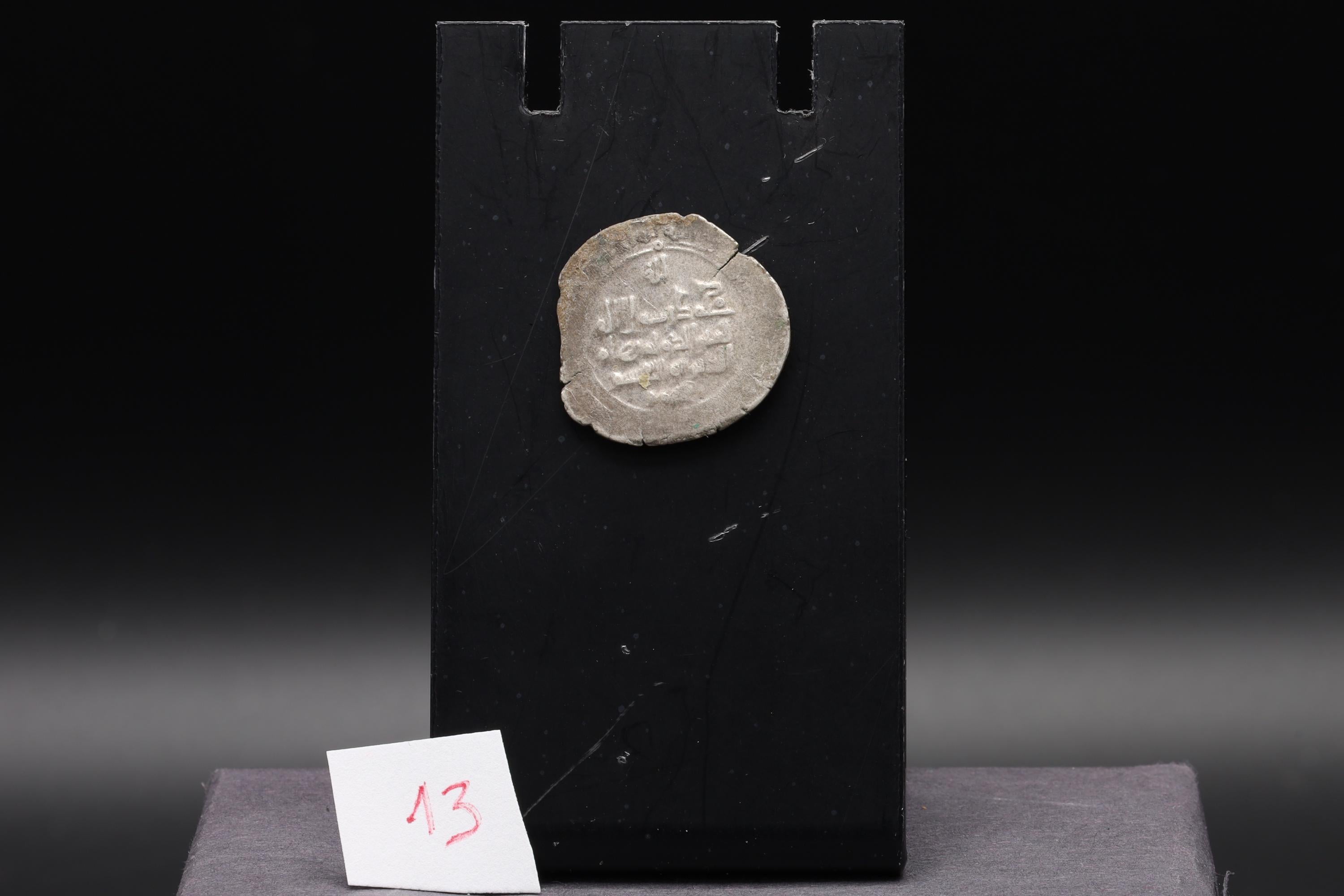 Samanid Islamic Silver Coins From Central Asia, Probably Nur III bin Mansur I, Minted in Bukhara in AH 376 (986 AD), Not Certified