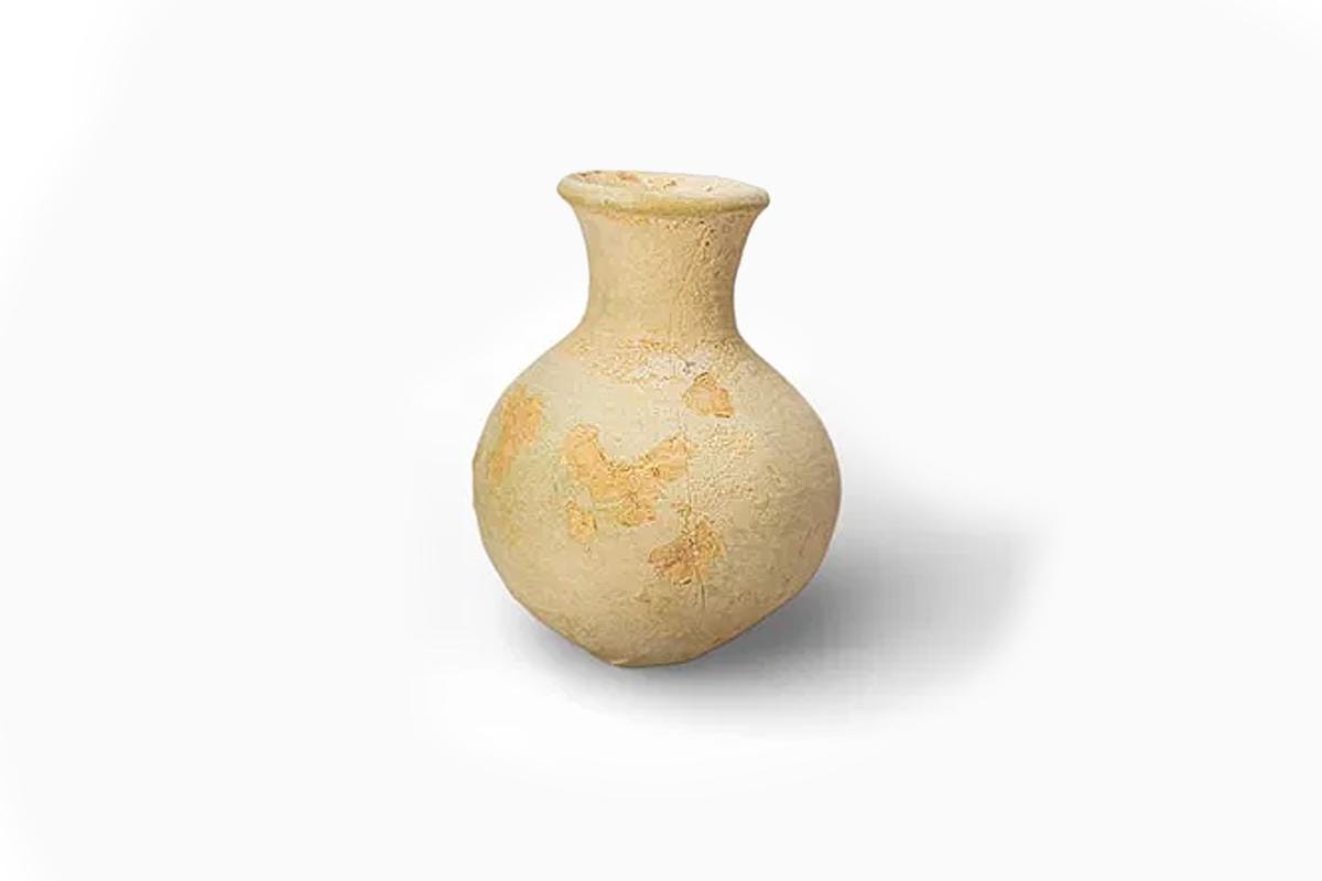 Ancient Egypt, Faience Ceramic Utilitarian Pithoi Vessel, Dated Ca 300 BCE To 80 AD. Hellenistic Ptolemaic To Early Roman Egyptian Province