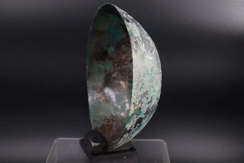 Ancient Near East, Sasanian Empire, Dated As Between The 3rd To 7th Century CE. A Simple Manufacture Bronze Bowl Or Phiale, Antiquities Art
