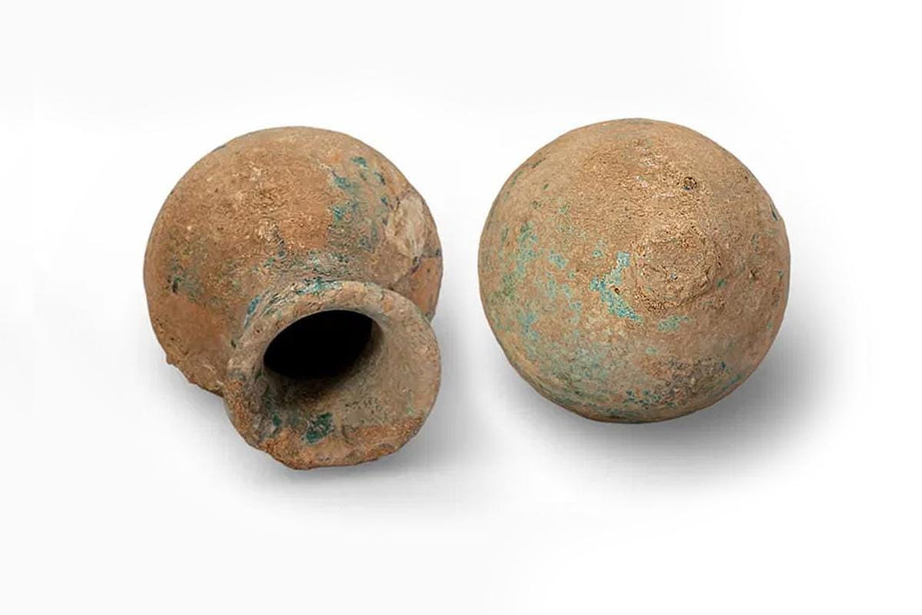 Ancient Egypt, Faience Ceramic Utilitarian Pithoi Vessel, Dated Ca 300 BCE To 80 AD. Hellenistic Ptolemaic To Early Roman Egyptian Province