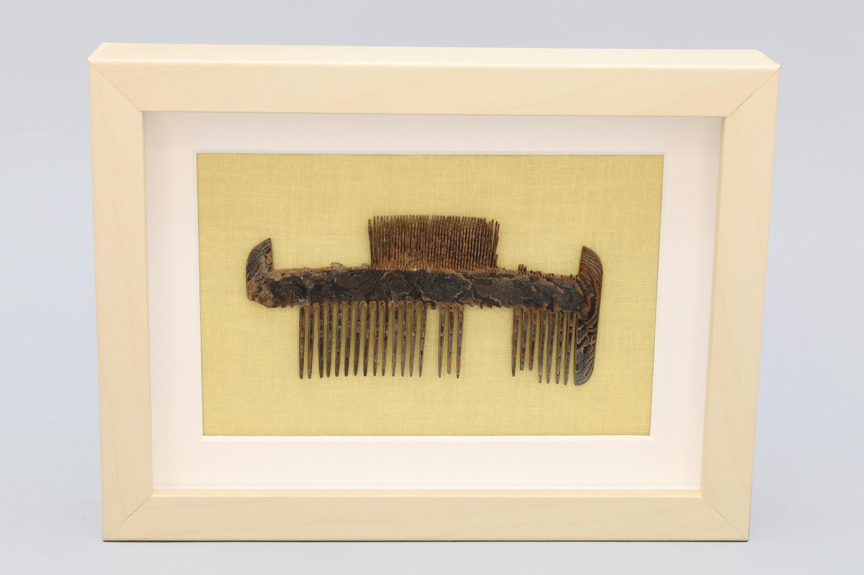 Hair Comb, Byzantine Trade Route, Antique 14th Century Fashion Accessory, Found At The Shores Of Thames River UK