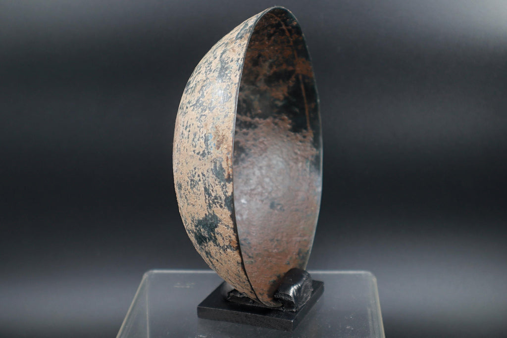 Ancient Near East, Sasanian Empire, Dated As Between The 3rd To 7th Century CE. A Simple Manufacture Bronze Bowl Or Phiale, Antiquities Art
