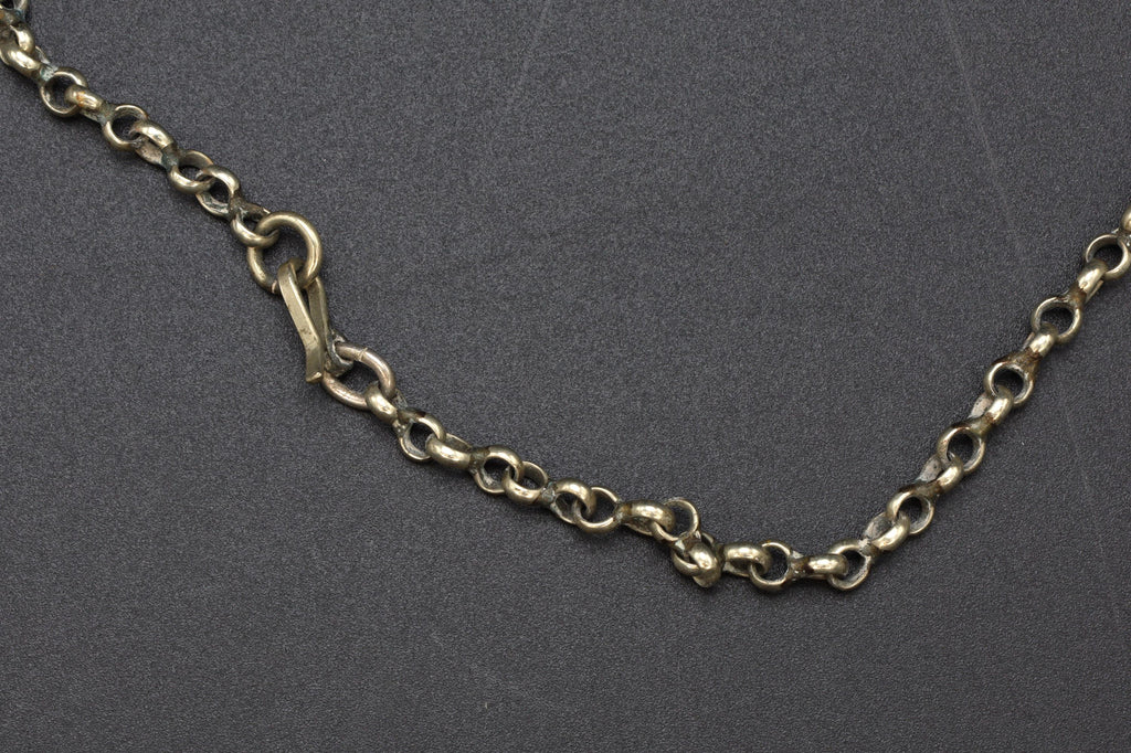 Ancient Greek Coins Necklace, A Vintage 800 Silver Bib Chain Medallion Panel Necklace From Germany, Circa 1960s Fashion Jewelry Accessories