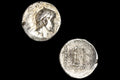 Ancient Hellenistic Greek Coins, Ariobarzanes I King of Cappadocia, Silver Drachm Goddess Athena, Numismatics And Historical Antiquities