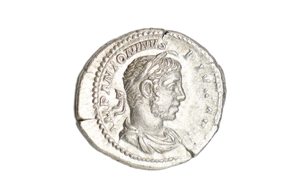 Ancient Roman Empire, 3rd Century AD, A Silver Denarius Coin. Emperor Elagabalus Numismatics And Historical Antiquities Collectibles