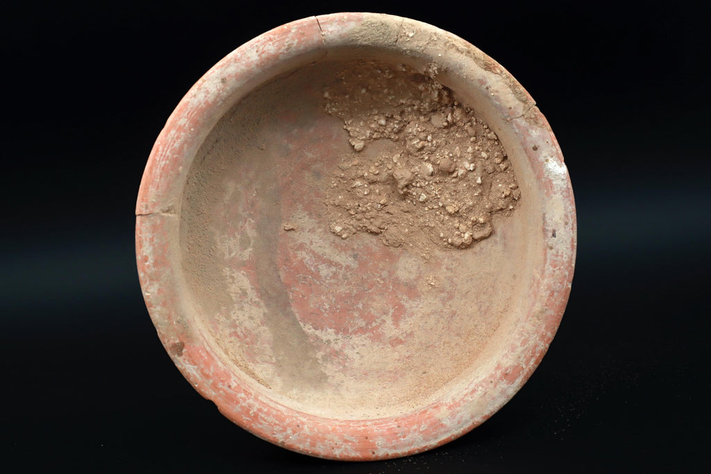 Ancient Judaean, Holy Land Ceramic Bowl, Roman Empire Circa 1st Century AD In Palestine, A Shallow Terracotta Offering Bowl, Antiquities