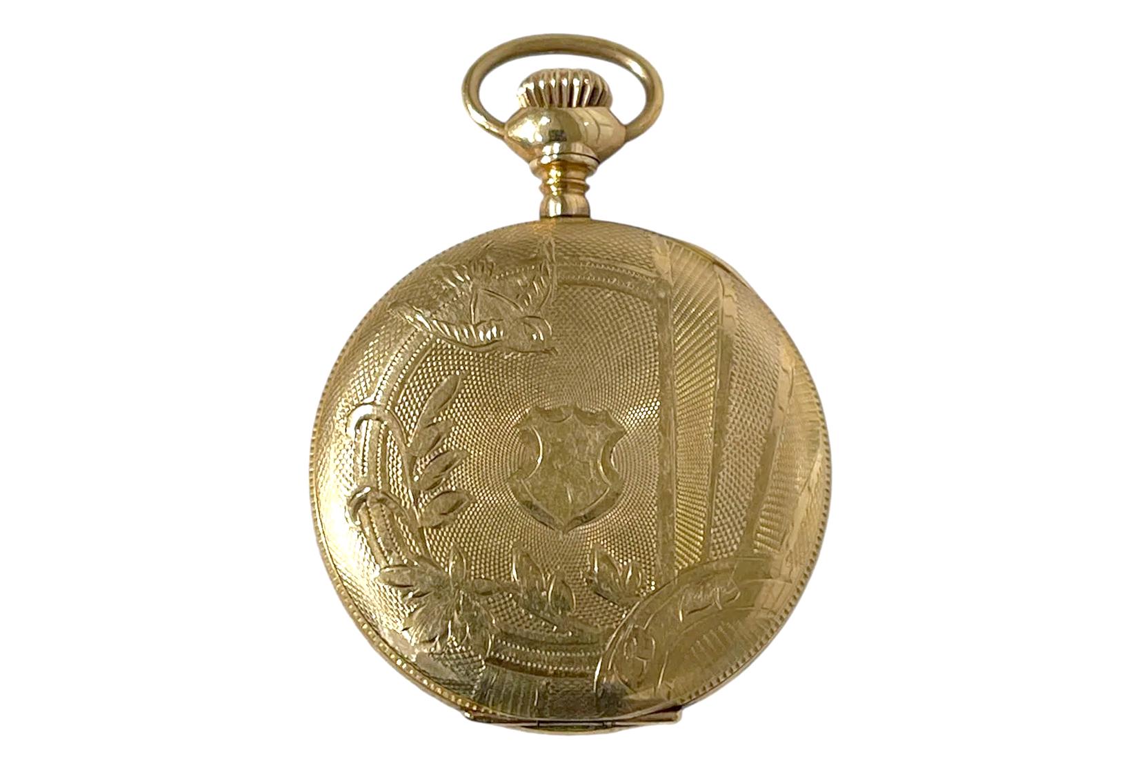 Antique 1902 Elgin Pocket Watch, Serial 9509043 Grade 269 And Movement 2385 WORKING, Seven 7 Jewels, Bates And Bacon Case