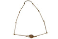 Early 20th Century, Dogon Jewelry, An Extremely Rare Finding, Handmade Chain And Pendant Necklace Of Forged Iron Metal, Mali, West Africa