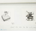 J Michael McGinn, Art Pencil Drawings 1970s, USA Political Caricature, Fortune Magazine, Sheldon Cotler for the Keeping Up, Small Vignettes