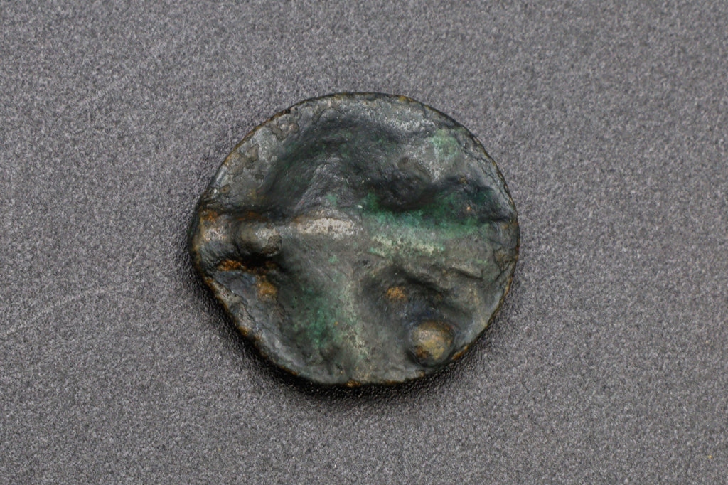 Selinos, Sicily, Circa 435 BCE. Bronze AE Trias. Gorgoneion Medusa And Celery Selinon Leaf With Dots, Ancient Collectibles And Numismatics