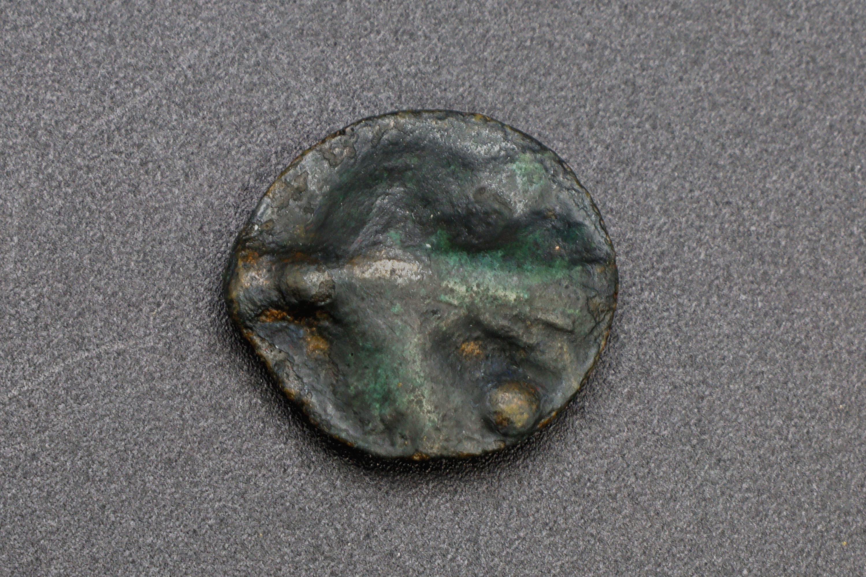 Selinos, Sicily, Circa 435 BCE. Bronze AE Trias. Gorgoneion Medusa And Celery Selinon Leaf With Dots, Ancient Collectibles And Numismatics
