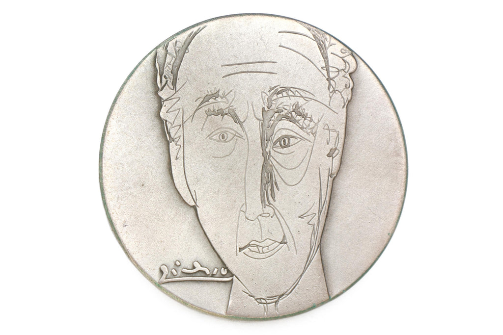 Israel, Commemorative Coins Exonumia, The 3rd Arthur Rubinstein Piano Music Award Medal 935 Silver, Pablo Picasso Artwork