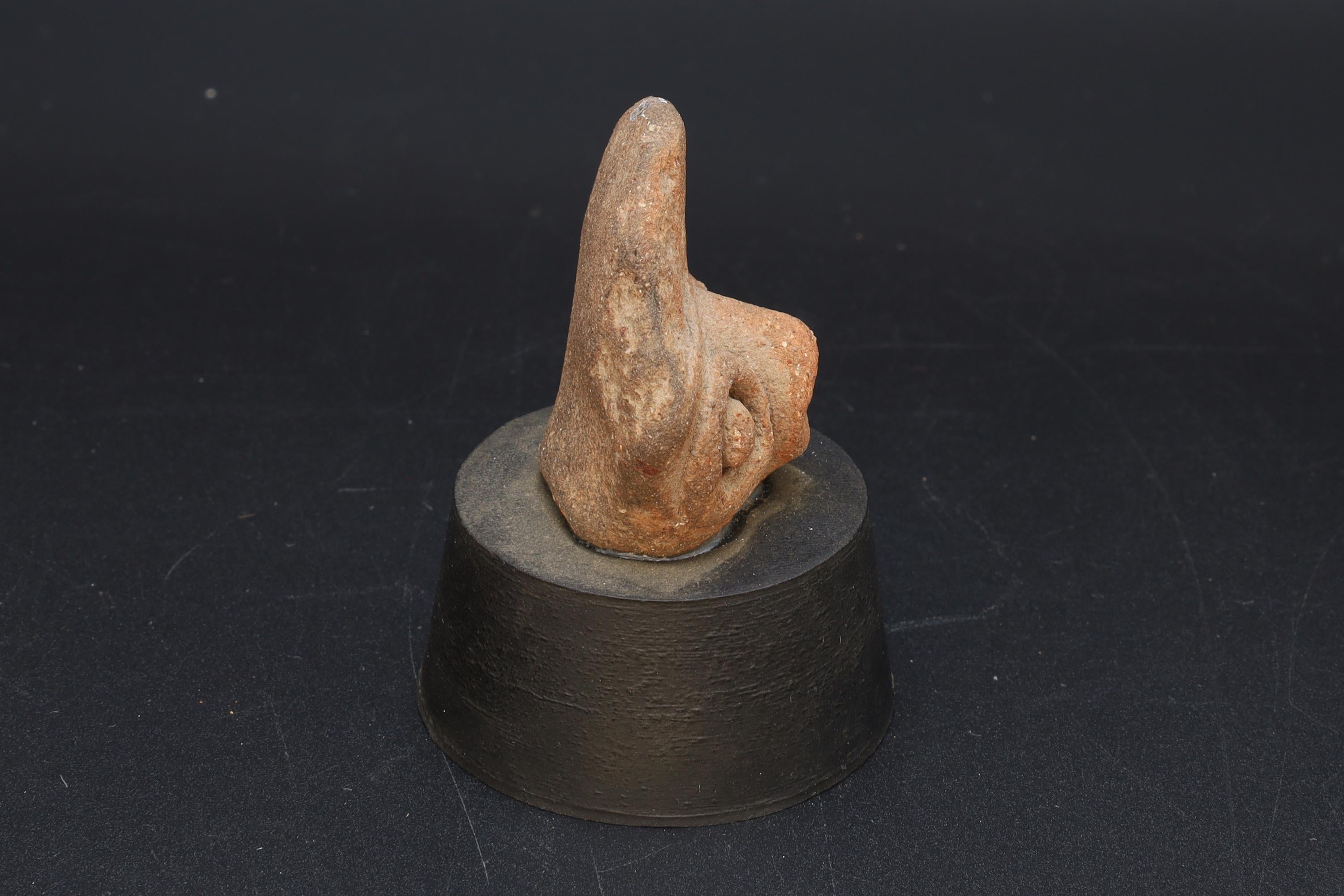 Ancient Pre Columbian Mixtec Pottery Representing A Bird, Early Formative Period Tayata 1350 To 850 BCE, Mexico Mesoamerican Art