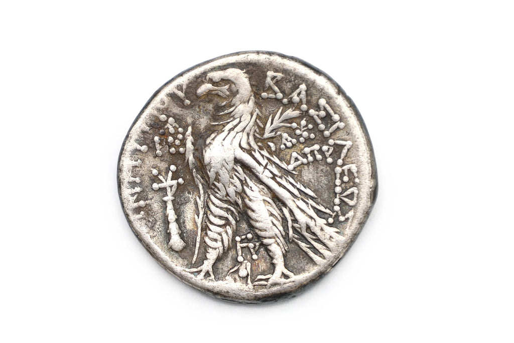 Ancient Hellenistic Greek Coins, Seleucid King Demetrius II Silver Tetradrachm Coin Tyro Mint 125 BC, Numismatics And Historical Antiquities