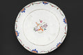 Antique 18th Century Chinese Exports Plate, Qing Dynasty, Early Famille Rose Porcelain Fruit Bowl For The Continental European Markets