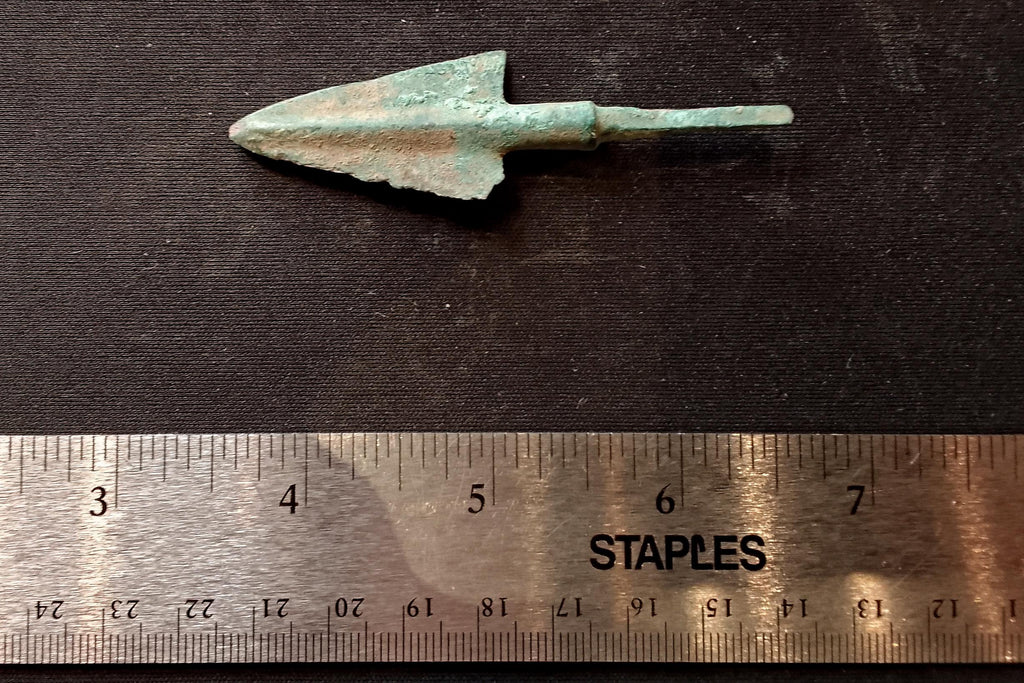 Ancient Luristan Bronze Spear Point From Around 1200 To 800 BCE, Near Eastern Antiquities And Militaria Collectibles, Primitive Spearheads