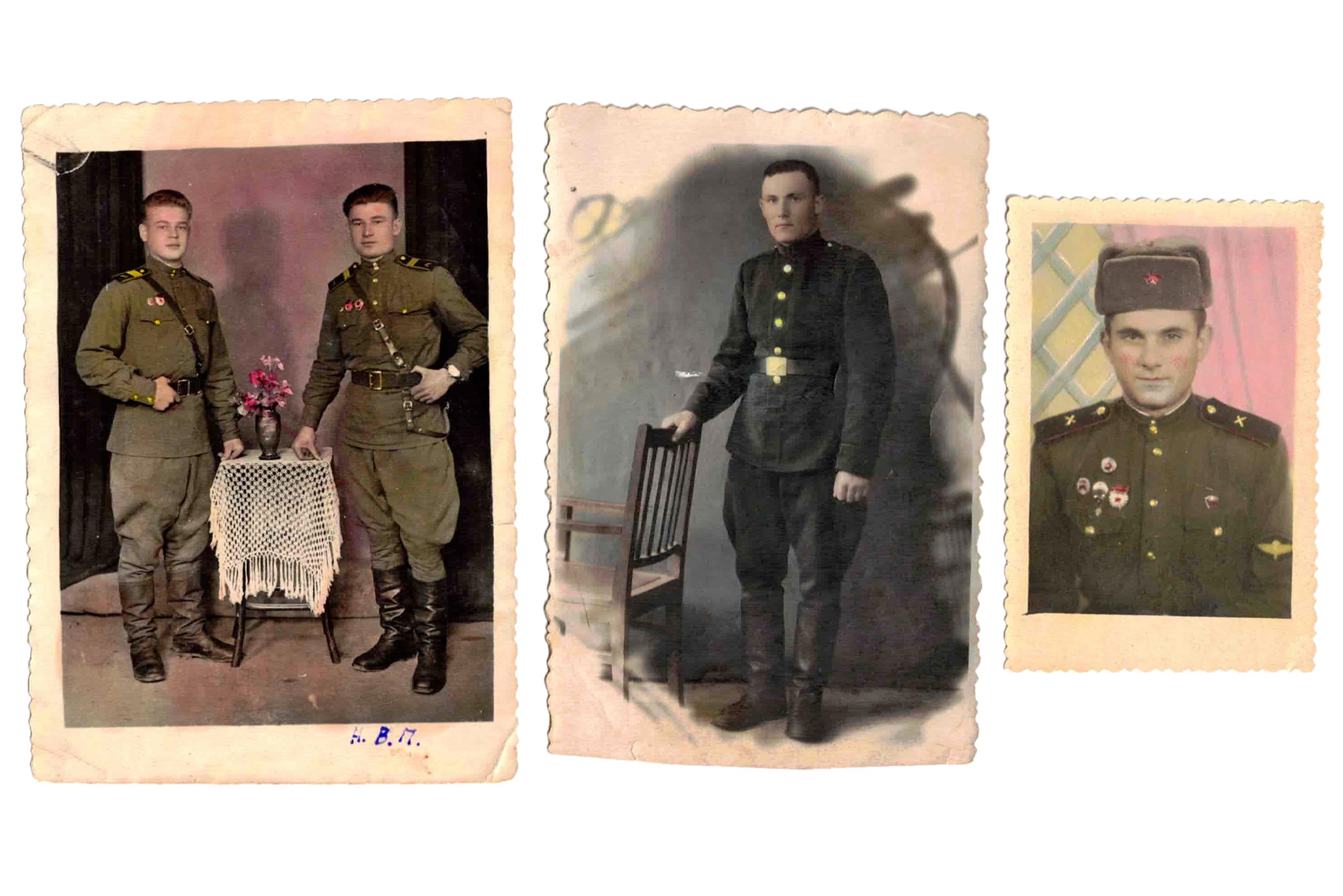 Original 1950s USSR Military Historical Documents, Photograph Depicting Soviet Soldiers With Handwritten Notes, Romania and Ukraine