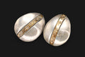 Vintage Navajo like Studs By Keith James, Sterling And Gold Wash, Dancing Kokopelli Kachina Jewelry, Southwester Fashion Accessories