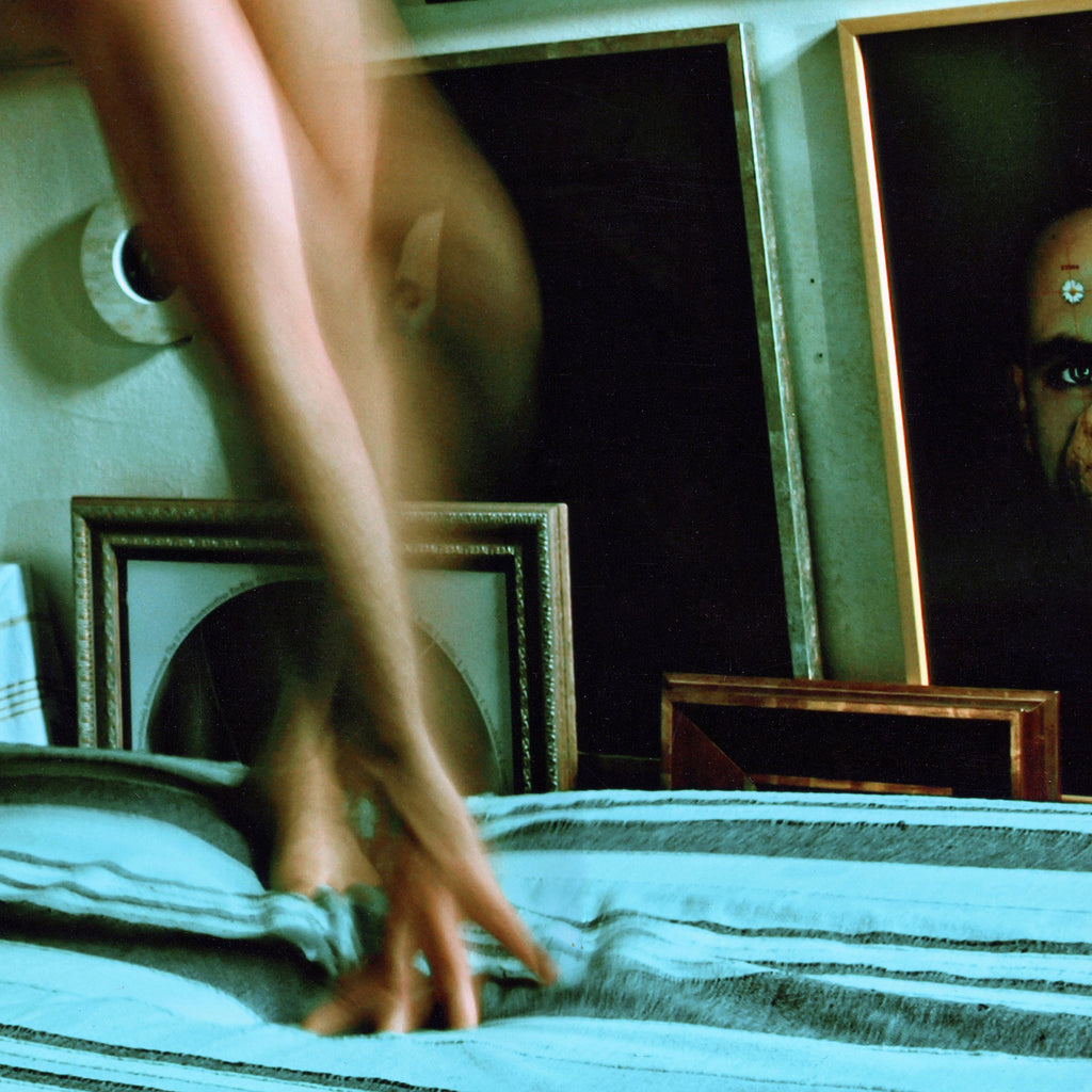 Pasiphae And The Cretan Bull, Contemporary Conceptual Art, Picture Francis Bacon Style, Low Exposure Photo in Movement By Conrado Maleta